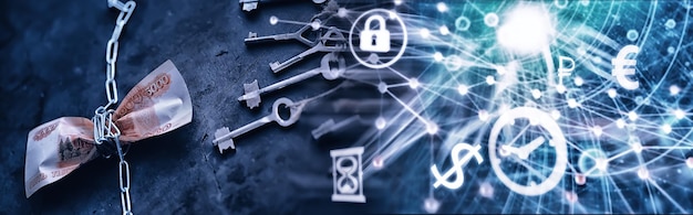 Datensicherheit Konzept, Verschlüsselung, Cyber Security