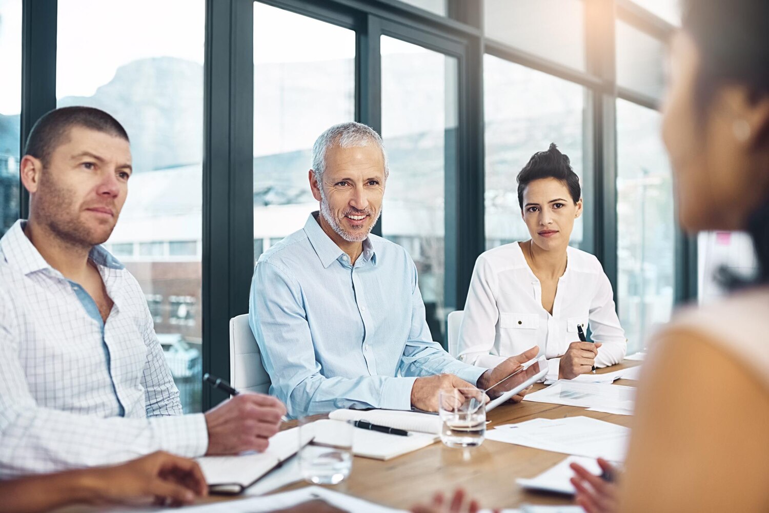 Professionelles Beratungsteam, Konferenzraum, Business Meeting